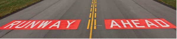 Runway ahead
