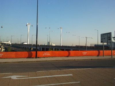 Seilbahn über die Themse.