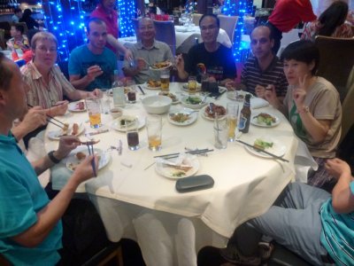 Standesgemäße Schlussfeier.