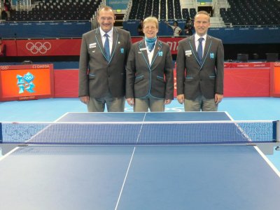 Das deutsche Schiri-Team in London 2012